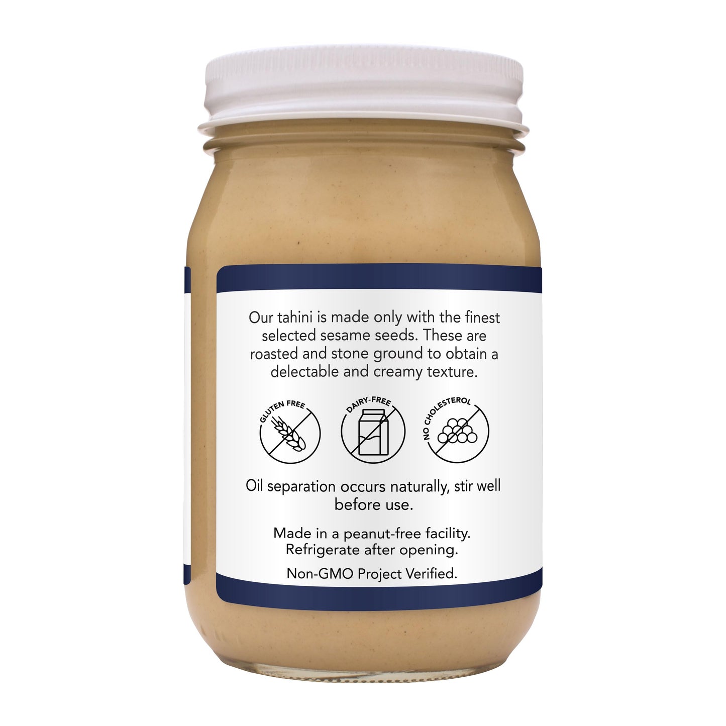 Kevala Organic Sesame Tahini - Vegan Tahini Butter, Kosher Tahini Paste, Made With Premium Sesame Seeds, Tahini For Hummus, Keto Snacks, 16 Oz, 5Pack