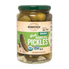 Woodstock Farms Organic Whole Dill Pickle, 24 Ounce -- 6 per case.6