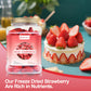 Freeze Dried Strawberries, 3.52Oz/100G Whole Freeze Dried Fruit, Whole Dehydrated Strawberry For Milk, Milkshakes, Breakfast, Ce