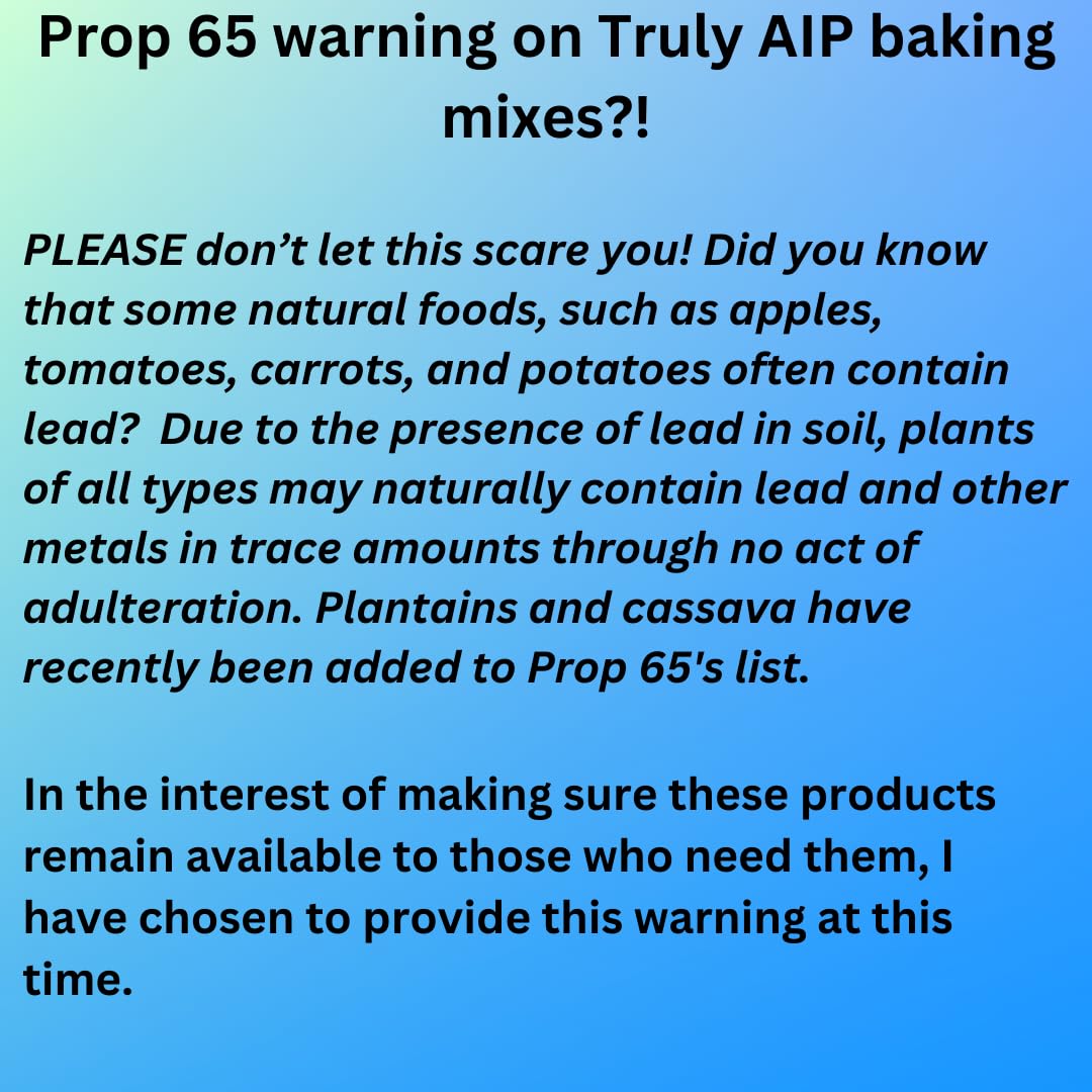 Truly AIP Rustic Bread Mix - Makes 1 loaf, 2 pizza crusts, waffles, pancakes - Gluten Free - Autoimmune Protocol, Paleo Approved