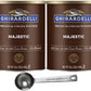 Ghirardelli Cocoa Powder, Premium, 32 Ounce Can, Pack of 2, Includes Stamped Barista Spoon, 3 Piece Set