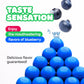 Gumballs In Jar - 1 Inch Large Gumballs - Blueberry Flavored Bubble Gum - Green Kids Gum - Gumballs For Kids - 9 Oz