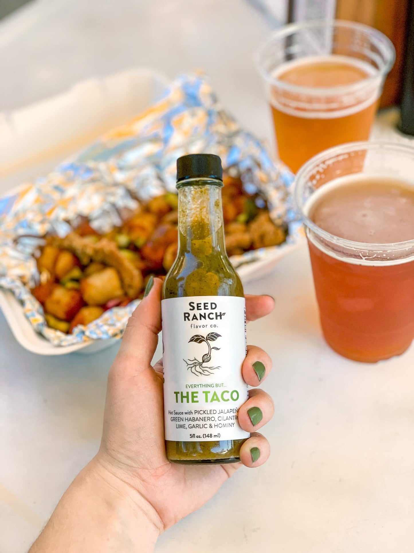 Seed Ranch Gourmet Everything But The Taco Hot Sauce, Medium Heat Taco Sauce - Vegan, Non-Gmo Taco Seasoning, No Preservatives O
