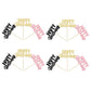 Gyufise 36Pcs Happy Birthday Cupcake Toppers & Picks - Baby Shower & Anniversary Party Supplies