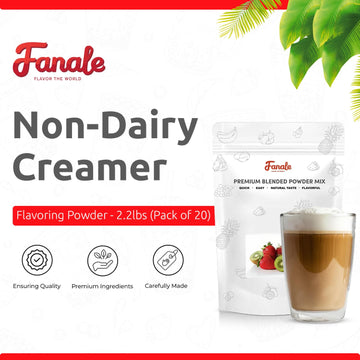 Fanale Premium Non-Dairy Creamer Bubble Tea Flavoring Powder | Perfect For Baking, Smoothies, Desserts And Drinks | Instant Flav