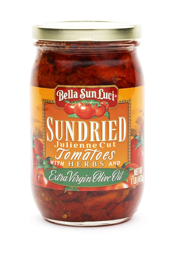 16 Oz Bella Sun Luci Sun Dried Tomatoes Julienne Cut In Olive Oil