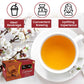 TEA 4U Flavored Black Tea Bags - Original Ceylon Tea, Caramel Flavor, 1 Count (Pack of 25)