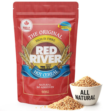 Red River Cereal - 7 Grain Hot Cereal (2lbs / 685g) Made in Canada at Arva Flour Mills - All Natural, No-Additives (1-Pack)