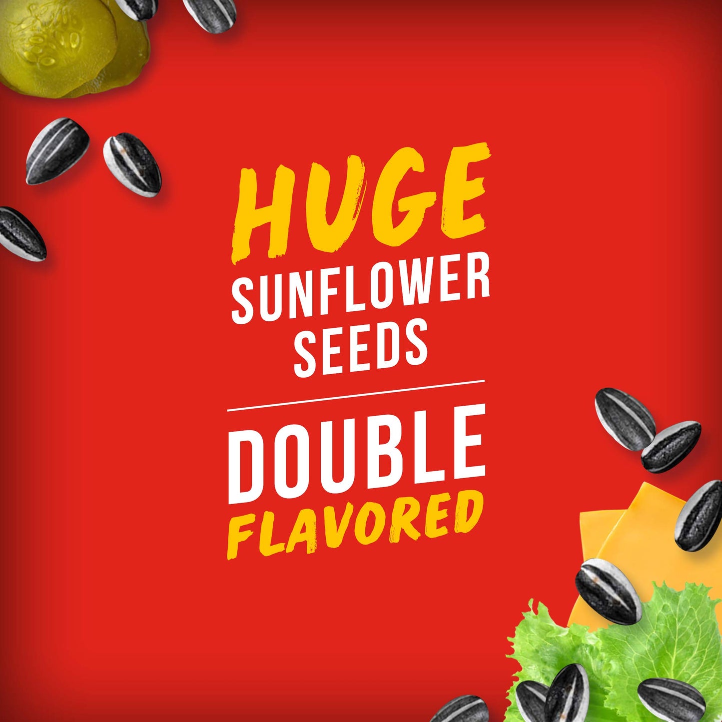 Bigs Cheeseburger Sunflower Seeds, Keto Friendly Snack, Low Carb Lifestyle, 5.35 Oz. (Pack Of 12)