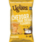 UGLIES Cheddar and Sour Cream Kettle-Cooked Potato Chips, Gluten-Free Snacks, Kosher Chips, Non-GMO Snacks for Kids or Office, L