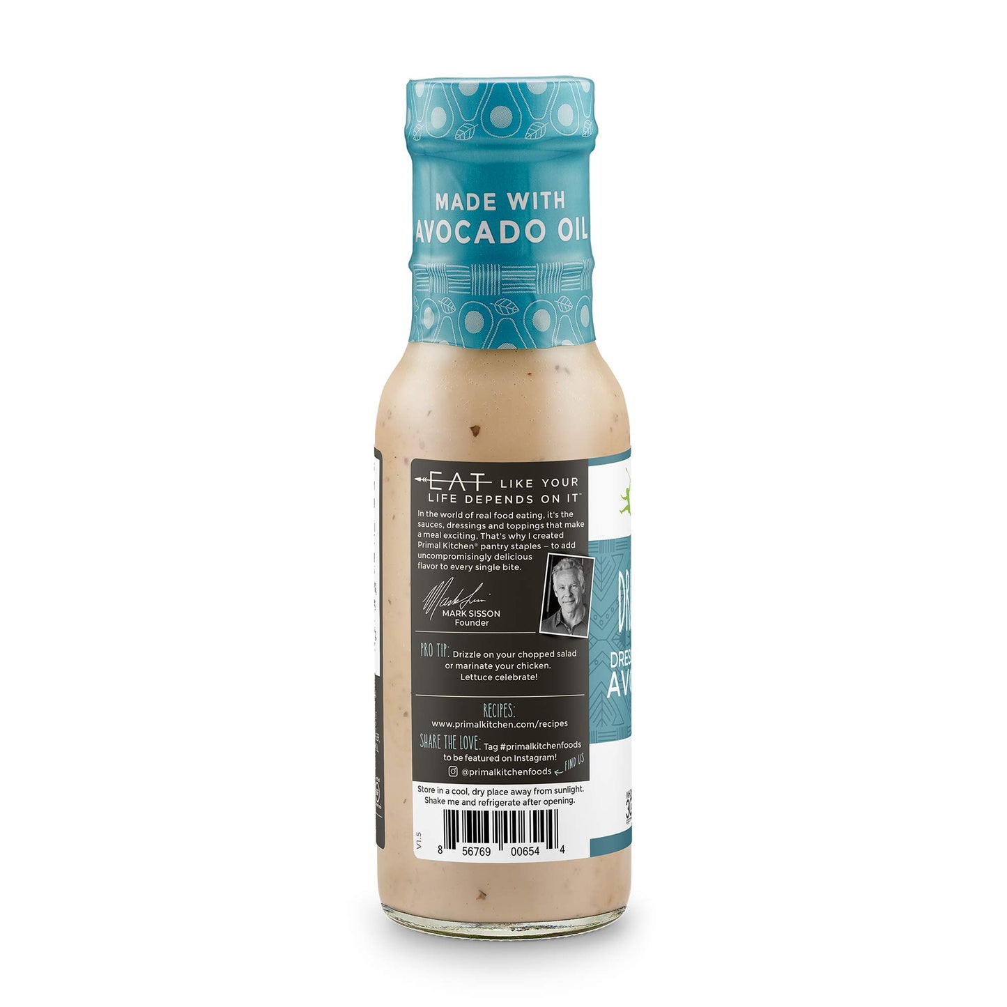 Primal Kitchen Italian Salad Dressing & Marinade, Avocado Oil, Whole30 Approved, 8 Fl Oz