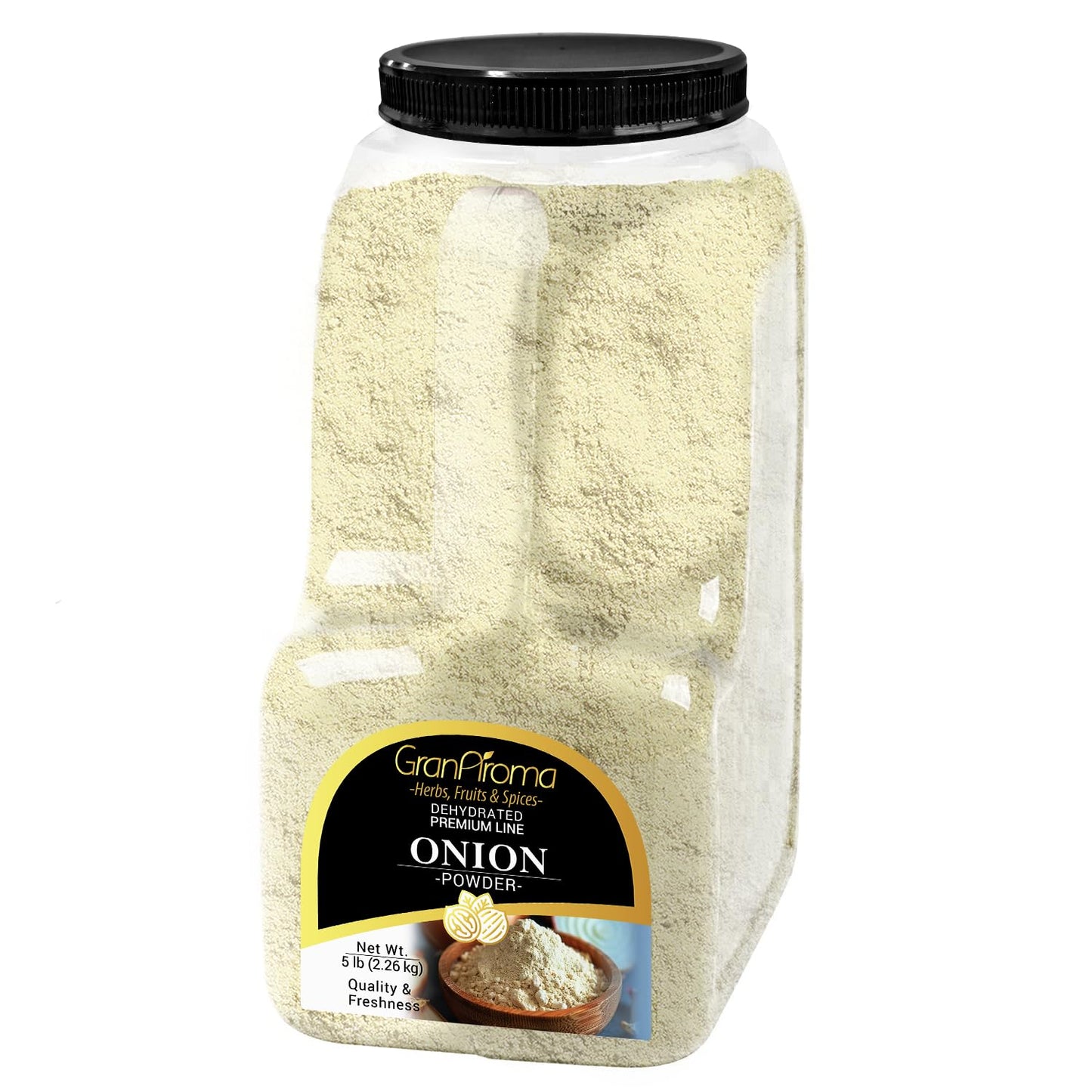 GranAroma Onion Powder Seasoning for Soups & Pastas, 80 Ounce