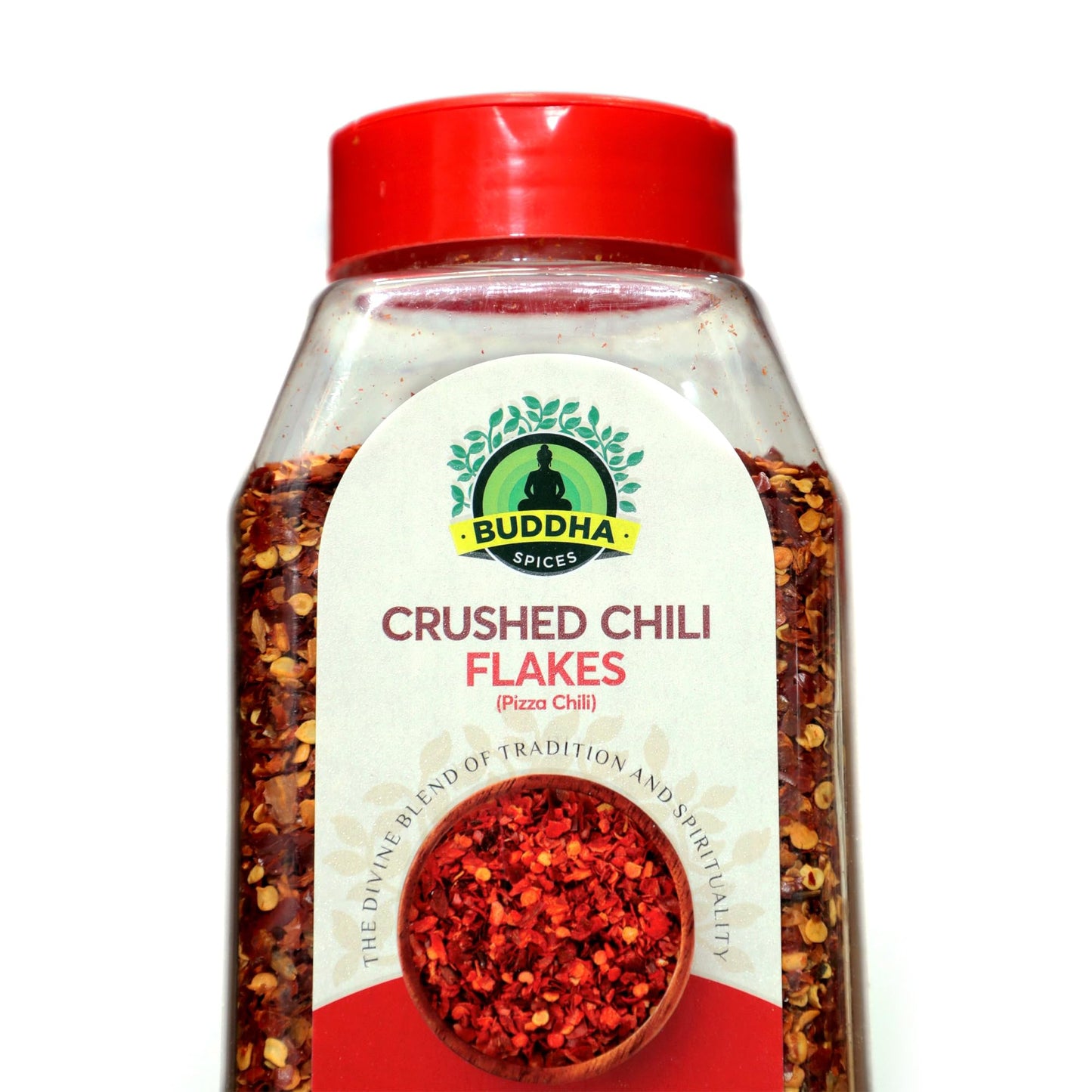 Buddha Spices Inc. Red Chili Flakes - Pizza Chili - Crushed Chilli - All-Natural And Gluten-Free - Convenient And Long-Lasting -