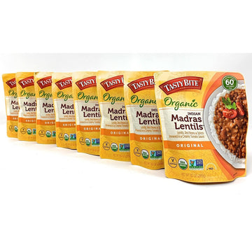 Madras Lentil Tasty Bite Organic Indian Madras Lentils10 Ounce (Pack Of 8)