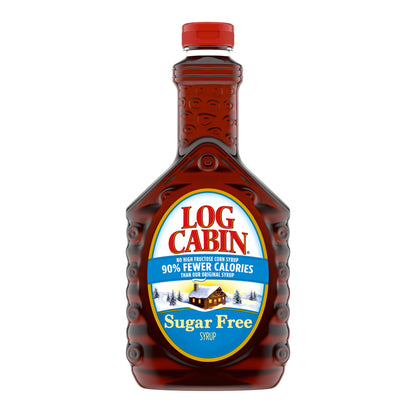 Log Cabin Sugar Free Syrup for Pancakes and Waffles, 24 oz