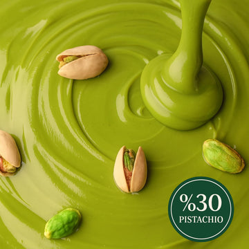 Jatisse Pistachio Cream Bulk Spread – No Palm Oil – 5kg (11 lbs) – Ideal for Bakery & Pastries