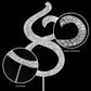 Number Cake Topper 8, Uniideco Silver Rhinestone Premium Metal Bling Bling Cake Decor, Sparkly Happy Birthday Wedding Anniversar
