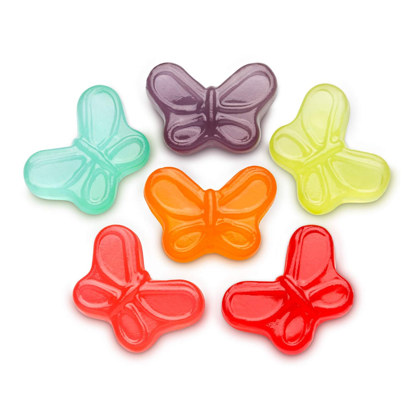 Albanese Worlds Best Mini Gummi Butterflies | 9oz of Candy | Gluten Free, Fat Free, Soft and Chewy Gummy Rings | Perfect for Pa