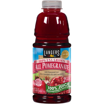 Langers 100% Pomegranate Juice, 32 Fl Oz (Pack of 6)