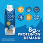 Ripple Non-Dairy Milk, Original Vegan Milk, 8g Pea Protein, Shelf Stable, 8 Fl Oz (Pack of 12)