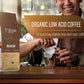 TARMO COFFEE Low Acid 100% Arabica Whole Bean Coffee, Specialty Dark Roast, 12 Oz Bag