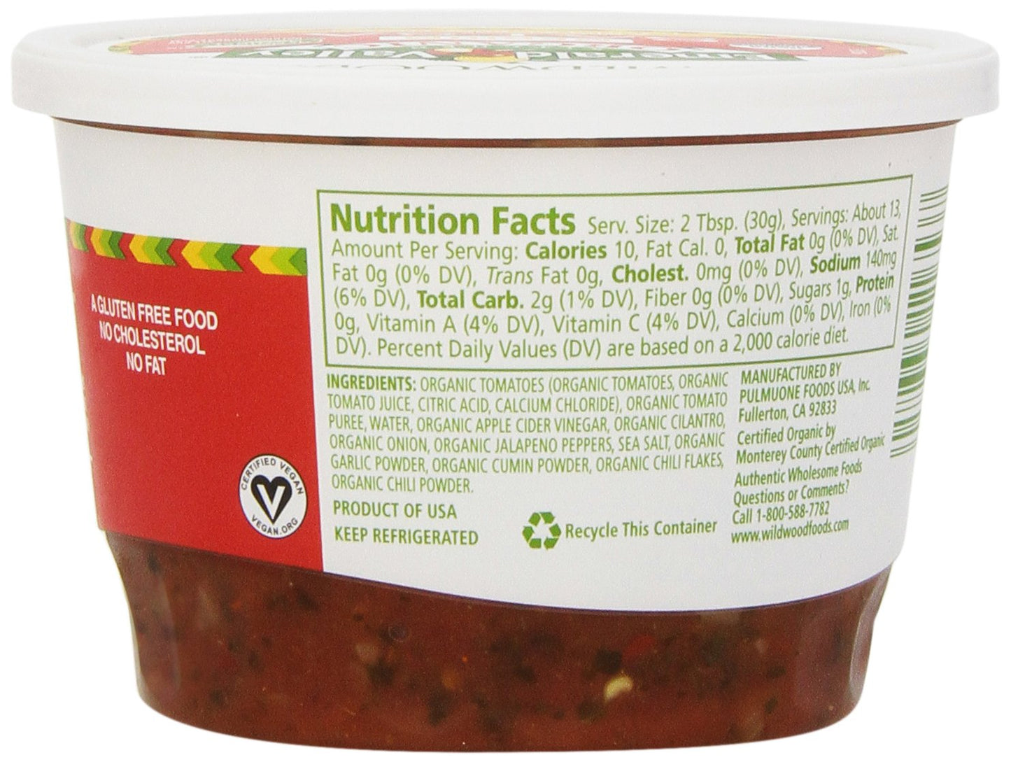 Emerald Valley Kitchen, Organic Fresh Salsa, Medium, 14 Oz