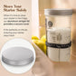 ABIOTO Sourdough Starter Kit  Includes 24 oz Sourdough Starter Jar with Metallic Lid  Silicone Spatula  Feeding Tracker  Extra Thermometer Strips & Breathable Covers - Sourdough Bread Starter Kit