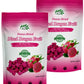 CHAVI Freeze-Dried Diced Dragon Fruit Snack - Healthy Superfood - Non-GMO, Vegan, Gluten-Free - 2 x 2 oz (Pack of 2)