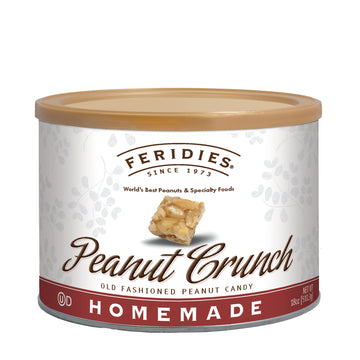 FERIDIES Gourmet Peanut Squares, Peanut Crunch, 18oz CAN