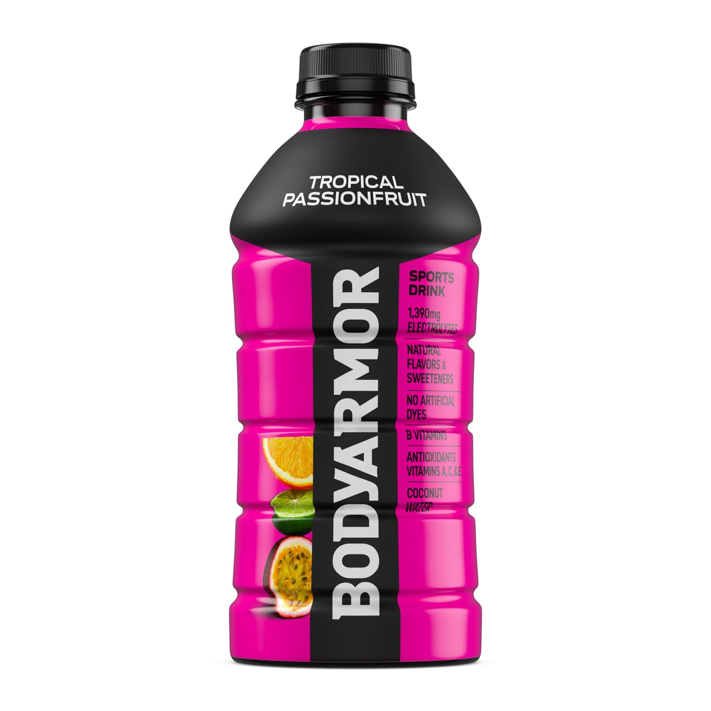 BODYARMOR Sports Drink, Tropical Passionfruit, Electrolyte Hydration, 28 Fl Oz (15 Pack) with B Vitamins & Antioxidants