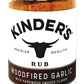Kinders Woodfired Garlic Rub Bulk Pack Of 3 Bottles - 6 Oz Per Bottle - 18 Oz Total Of Premium Quality Kinders Rub