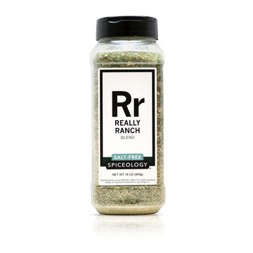 Spiceology - Really Ranch Salt Free Seasoning - Use On: Ranch Dip, Roasted Veggies Or Chicken - 16 Oz