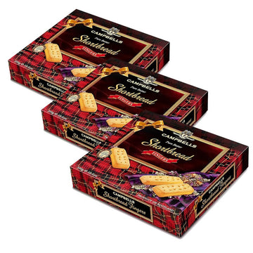 Campbells Shortbread Pure Butter Fingers Scottish Cookies | British Buttery Soft Shortbread Biscuits | Taste Delicious with Tea 