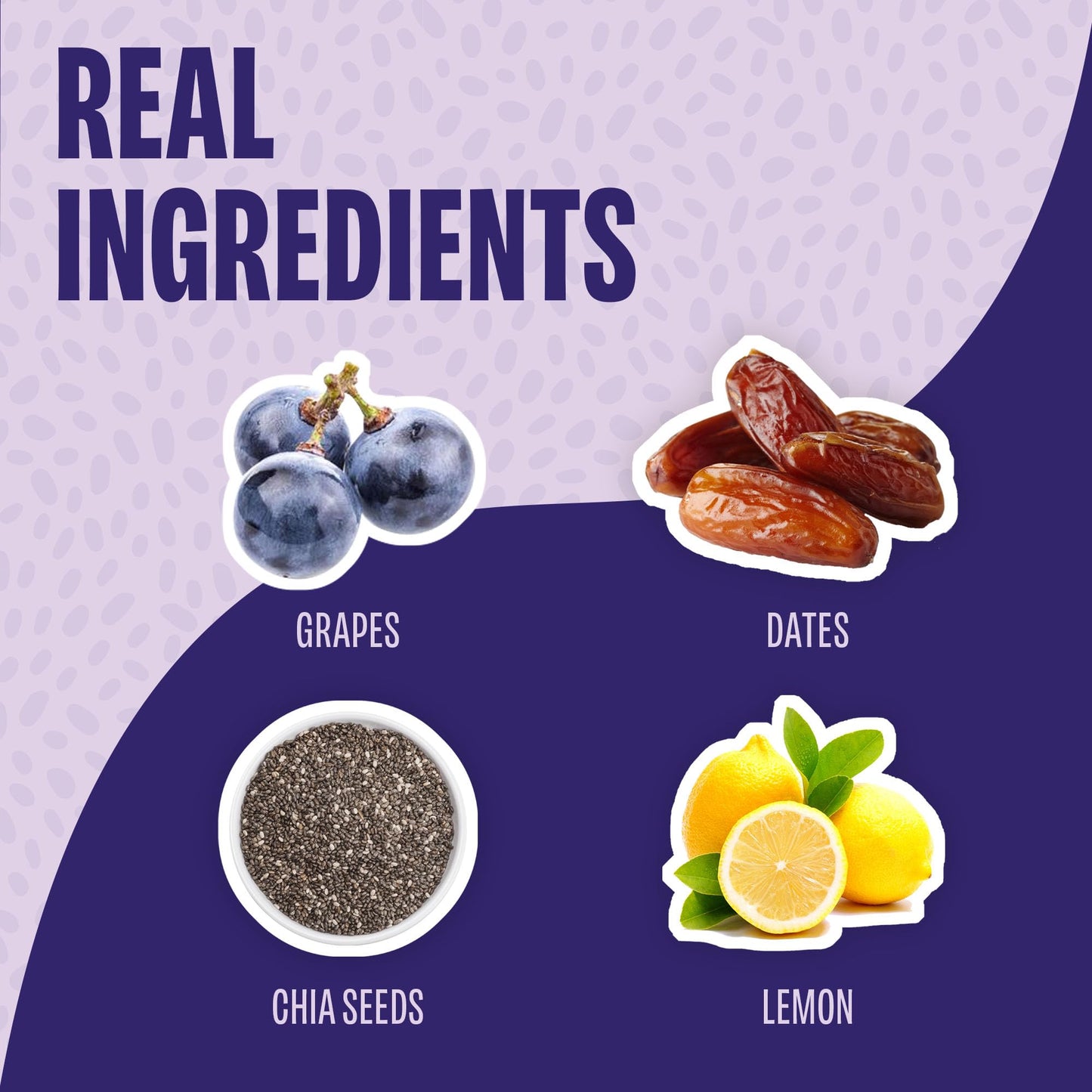 Smash Foods Grape Jam | Low-Calorie, No Sugar Added Keto Jam With Upcycled Fruit & Chia Seeds | Vegan, Paleo Superfood Fruit Spr