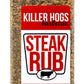 Killer Hogs Steak Rub - Championship BBQ Seasoning for Beef & Burgers - 16.2 Ounces