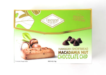Diamond Bakery - Macadamia Nut Hawaiian Shortbread Cookies 4 Oz (Chocolate Chip)