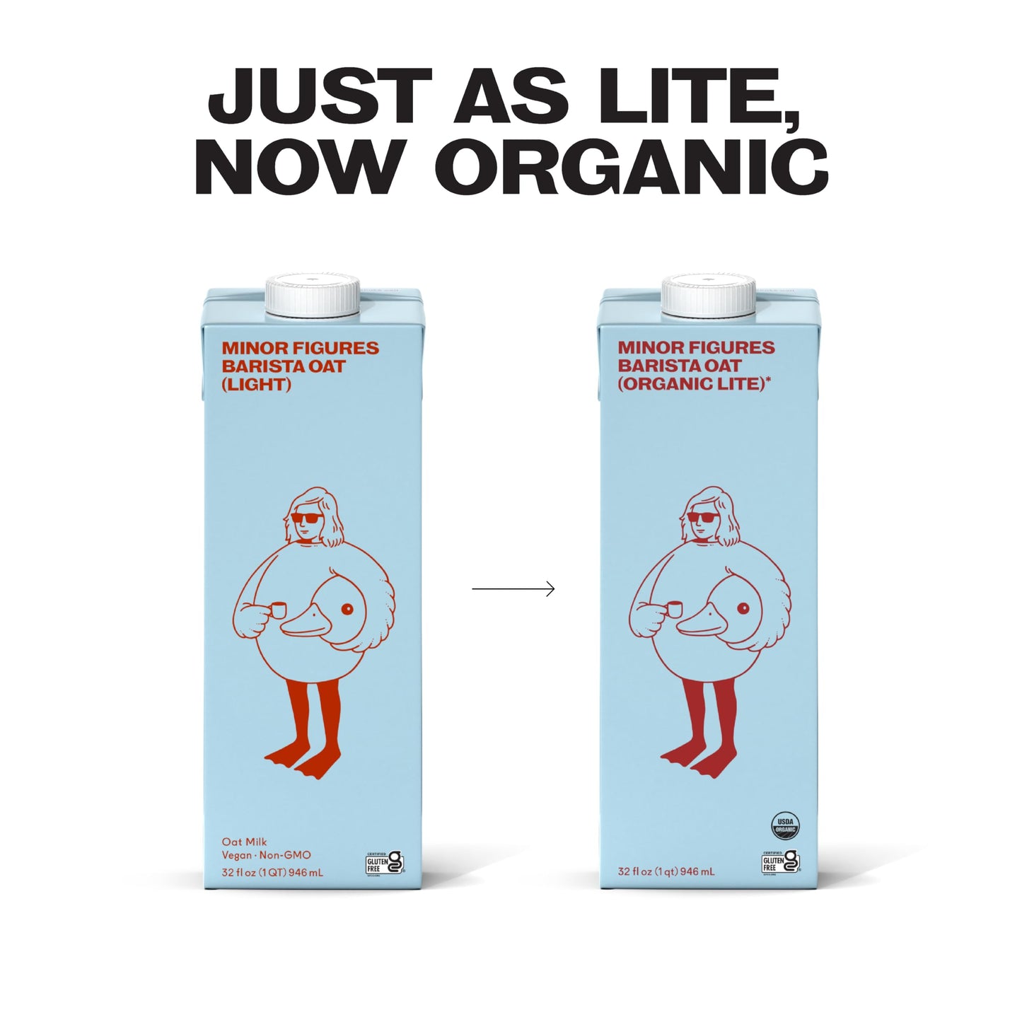 Minor Figures Oat Milk Barista Standard Unsweetened 32 Fl Oz (Pack of 6) Non-GMO Vegan Dairy Free