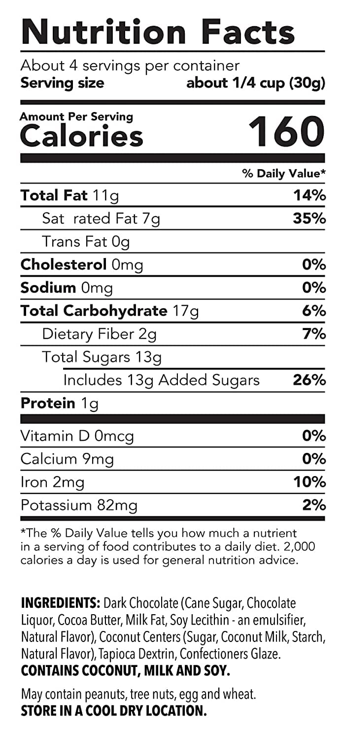 Tru Fru Real Coconut Melts Hyper-Dried Fresh In Dark Chocolate, 4.2 Ounce Bag