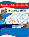 Mojo Stuff Galore Mojo's Children's Easy to Bake Oven Mixes | Play Toy Oven 3 Pack Refill | Cakes and Cookies Ultimate Baking Su