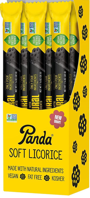Panda A  Natural Soft Original Licorice  Pure Panda Black Licorice Candy Made With Only Four Natural Ingredients  Non-Gmo Projec