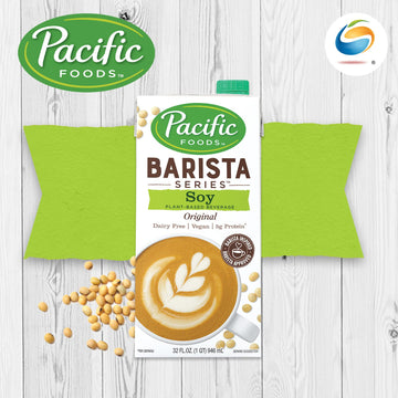 Pacific Barista Series Original Soy Beverage, 32 Ounce