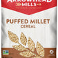Arrowhead Mills Puffed Millet Cereal, 6 oz Bag, Pack of 12, Gluten-Free