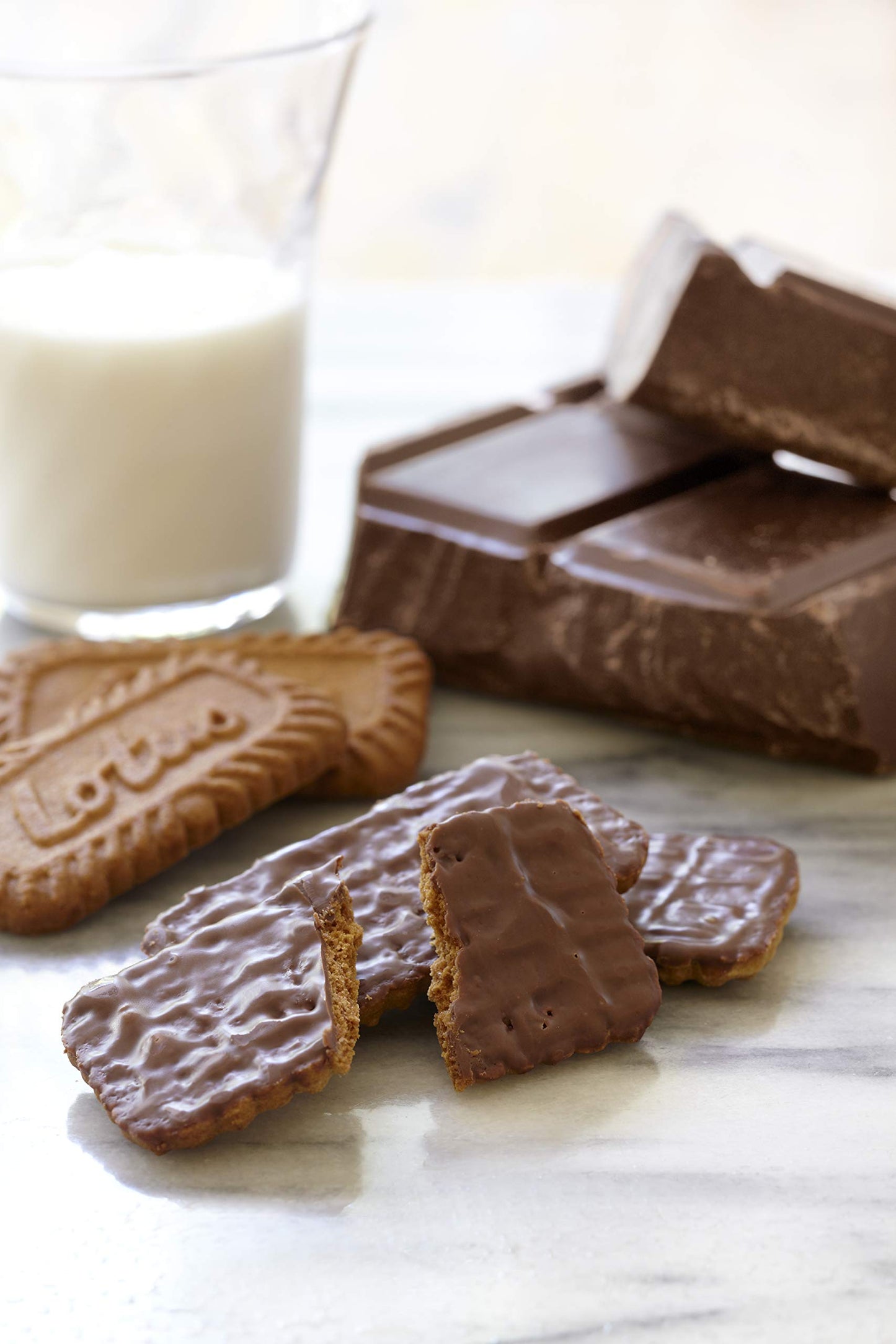 Lotus Biscoff With Chocolate - European Biscuit Cookies - 5.4 Ounce (Pack Of 12) - 7 Three-Packs Per Retail Pack - Non Gmo Proje