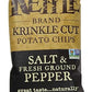 Kettle Brand, Krinkle Cut, Salt And Fresh Ground Pepper, 5.0 Oz. (15 Count)