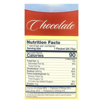 Nutmeg State Nutrition Healthywise Pudding Or Shake Chocolate 3 Pack, Low Calories, 15G Caseinate Protein, Aspartame Free, Low F