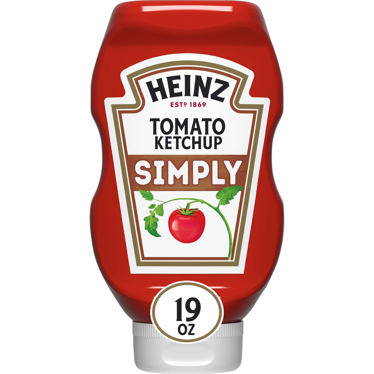 Heinz Simply Tomato Ketchup With No Artificial Sweeteners, 19 Oz Bottle
