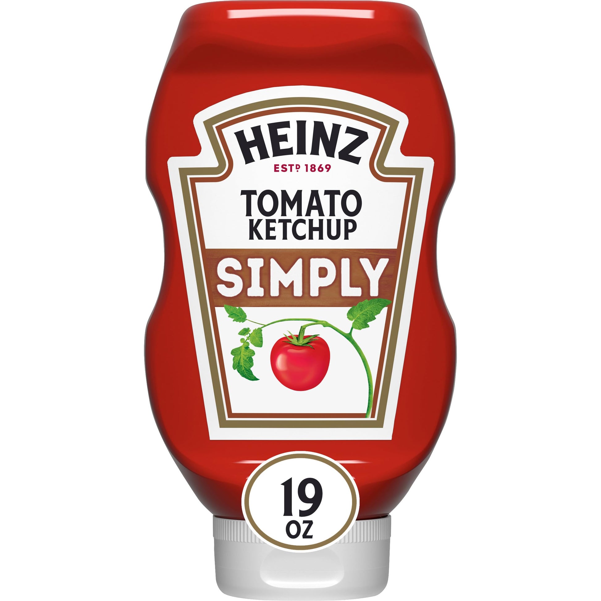 Heinz Simply Tomato Ketchup With No Artificial Sweeteners, 19 Oz Bottle