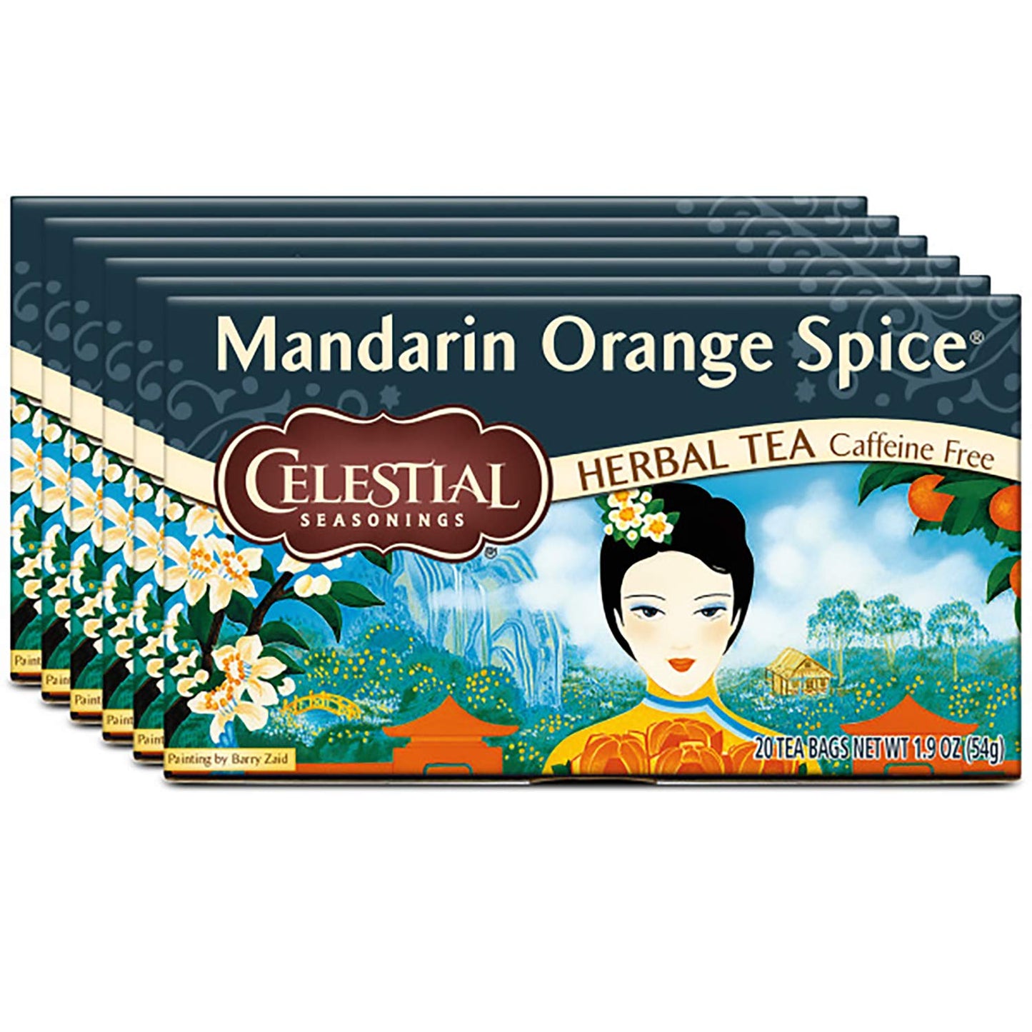 Celestial Seasonings Herbal Tea Mandarin Orange Spice 20 Count Pack of 6