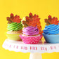 SUSSURRO Edible Gold Leaf Cupcake Toppers - 100 Pieces Maple Leaf Decoration for Parties, Includes Plastic Box