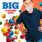 American Gumball Company - .62 Inch Bubble Gum Balls For Small 1/2'' Gumball Machine - 5 Assorted Flavors, Bulk Bag, 2 Pounds